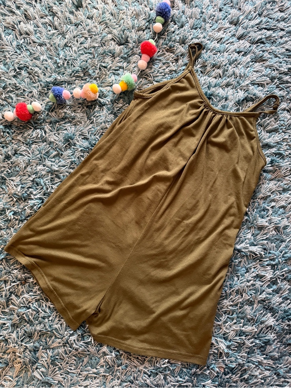 Amazon — Women’s Olive Green One-Piece Romper / Jumpsuit Shorts with Pockets